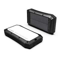 JustBaby Luv Solar Power Bank 10000mAh - Phone Charger with 20 LED Lights, Fast Charging for 3 Devices, Solar Phone Charger, Power Bank for Camping, Travel & Emergencies